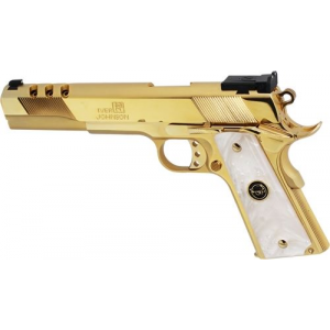 Iver Johnson Eagle Xl Ported 10Mm 6 in 24K Gold White Pearl GIJ41