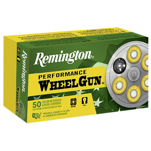 REMINGTON Ammunition 22278 Performance Wheelgun 38 S&w 146 Gr Lead Round Nose 50 Per Box/ 10 Case