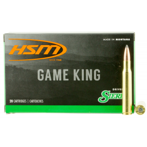 HSM 25069n Game King 25-06 Rem 117 Gr Sierra Gameking Spitzer Boat Tail 20 Per Box/ 20 Cs