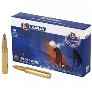 Lapua Full Metal Jacket 4317577, 30-06 Springfield, 123Gr, Full Metal Jacket, 20 Round Box 4317577