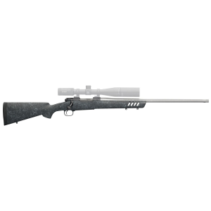 Winchester Guns 535232289 70 Coyote Light 6.5 Creedmoor 5+1 24 in Black w/Gray Webbing Fixed Bell & Carlson w/Aluminum Bedding Stock Matte Blued Right Hand