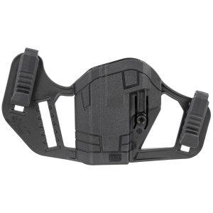 Uncle Mike's 79100 Apparition Hip Holster Black Synthetic IWB/OWB S&W M&P Shield 9,40,45 Ambidextrous Hand
