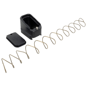 Shield Arms G17ME5BLK Magazine Extension +5 Extended 40 S&W/9mm Luger Compatible w/Glock 17/19X/22/34/35/45\t Black Anodized Aluminum