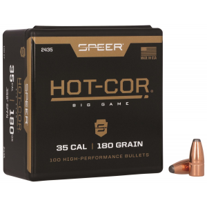 Speer 2435 Hot-Cor 35 Cal .358 180 gr Spitzer Soft Point 100 Per Box/ 5 Case