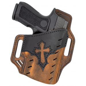 Versacarry UGA3BRN Guardian Arc Angel Edition OWB Size 03 Black/Brown Leather Belt Slide Right Hand
