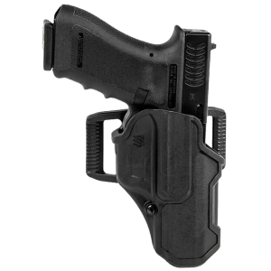 Blackhawk 410700BKL T-Series L2C Non-Light Bearing OWB Black Polymer Belt Slide Compatible w/Glock 17/22/31/34/35/41/47 Left Hand