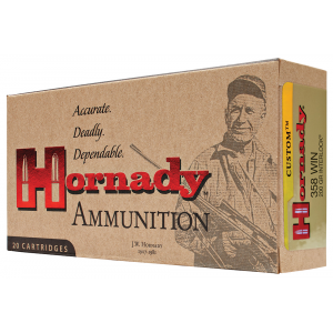 HORNADY 91318 Custom 358 Win 200 Gr Interlock Spire Point 20 Per Box/ 10 Cs