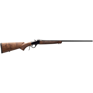 Winchester 534293212 Model 1885 Low Wall Hunter Full Size 243 Win 1rd 24 in Polished Blued Octagon Barrel, Steel Receiver, Grade III/IV Walnut Fixed w/, Pistol Grip Wood Stock, Rifle