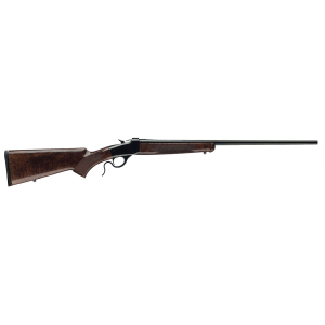 Winchester 534293219 Model 1885 Low Wall Hunter 6.5x55 Swedish 1rd 24 in Octagon Polished Blued Grade III/IV Oil Walnut Stock Right Hand (Full Size) No Sights