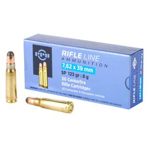 Prvi Partizan Rifle PP76239S, 762X39, 123 Grain, Soft Point, 20 Round Box PP76239S - Prvi Partizan
