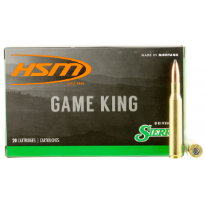 HSM 27013N Game King 270 Win 150 gr Sierra GameKing Spitzer Boat Tail 20 Per Box/ 20 Cs