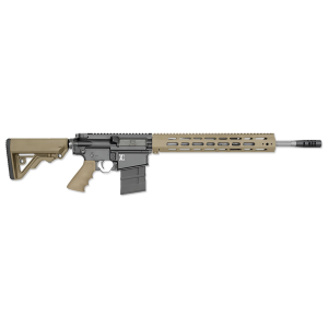 Rock River Arms X308A1751TV1 LAR-8 X-1 308 Win 20+1 18 in Fluted/Threaded Stainless Steel Barrel w/RRA Hunter Muzzle Brake, 17 in M-Lok Handguard, Tan RRA A2 Operator Stock, Tan Hogue Rubber Grip, Includes 1, Magazine & Carrying Case, Rifle