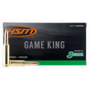 HSM 65creedmoor1n Game King 6.5 Creedmoor 140 Gr Sierra Gameking Spitzer Boat Tail 20 Per Box/ 25 Cs