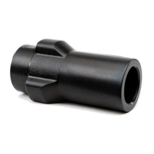 Angstadt Arms 3-Lug Muzzle Adapter, 9MM, 1/2x28, Nitride Finish, Black AA093LSD28