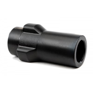 Angstadt Arms 3-Lug Muzzle Adapter, 9MM, M13.5x1 LH, Nitride Finish, Black AA093LSL13