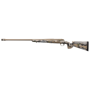 Browning X-Bolt Hell's Canyon McMillan Long Range, Bolt Action Rifle, 6.5 Creedmoor, 26 in Fluted Barrel, Recoil Hawg Muzzle Brake, Cerakote Finish, Smoked Bronze, OVIX Camouflage, McMillan Game Scout Stock, 20MOA Picatinny Rail, 3 Rounds 035556229