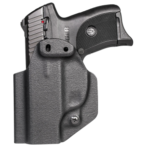 Mission First Tactical HRULC9AIWBABL Appendix Holster IWB/OWB Black Polymer Belt Clip Fits Ruger EC9/EC9s/LC9/LC9s Ambidextrous