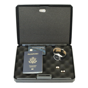 Firearm Safety Devices Corporation Caretaker MLC9000, Safe, 10.8 x 8.25 x 2.25, Cable, Black MLC9000 - Firearm Safety Devices
