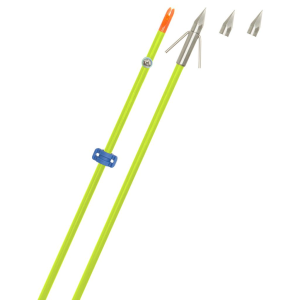 Fin Finder Raider Pro Bowfishing Arrow Flo Green w/ Bighead Point
