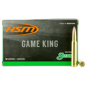 HSM 30843n Game King 308 Win 180 Gr Sierra Gameking Spitzer Boat Tail 20 Per Box/ 25 Cs