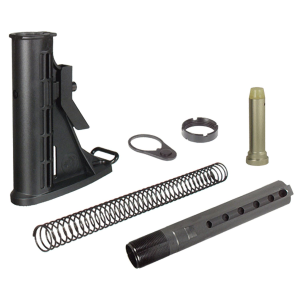 UTG Pro RBU6BM Mil-Spec Stock Assembly Black Synthetic 6 Position for AR-15/M16 - Leapers