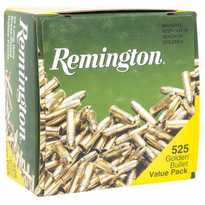Remington Ammunition 21250 Golden Bullet Value Pack 22 LR 36 gr Hollow Point 525 Per Box/ 12 Cs