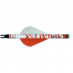 Bohning Arrow Wraps White and Red Tiger 7 in Standard 13 pk 501041WRT