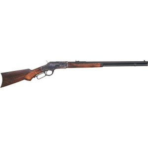Cimarron 1873 Deluxe .357/.38 24 in Octagon Cc/Blued Pg Walnut CA276 - Cimarron Firearms