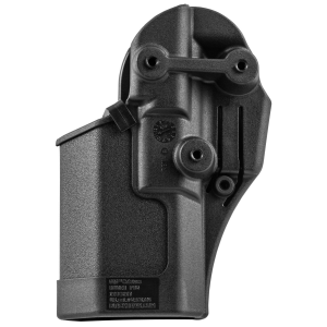 Blackhawk 410512BKR Serpa CQC OWB Size 12 Matte Black Polymer Belt Loop/Paddle Fits Ruger P95 Right Hand