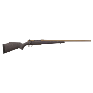 Weatherby MWB01N300WR6T Mark V Weathermark 300 Wthby Mag 3+1 26in Burnt Bronze Cerakote Burnt Bronze Webbed Matte Gel Coated Black Fixed Monte Carlo Stock Right Hand (Full Size)
