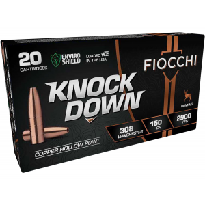 cchi 308CHB Knock Down Enviro Shield 308 Win 150 Gr Hollow Point 20 Per Box/ 10 Cs Ammo