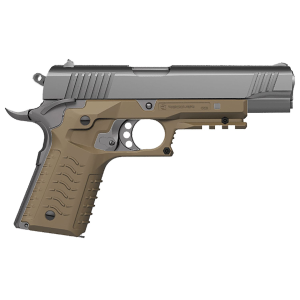Recover Tactical CC3H02 Grip & Rail System Tan Polymer Picatinny for Standard Frame 1911 - Recover Tactical