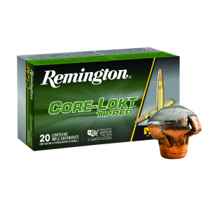 REMINGTON Ammunition 29041 Core-lokt Tipped 308 Win 180 Gr Core Lokt Tipped 20 Per Box/ 10 Cs