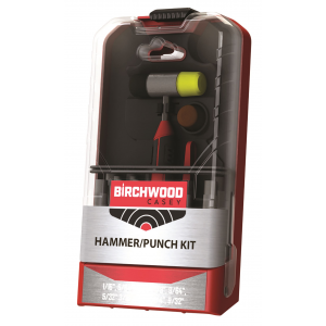Birchwood Casey ARPNCHHMKIT Hammer & Punch Kit Black/Red AR Platform Firearm 19 Pieces