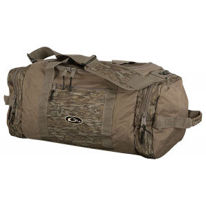 Drake Waterfowl DB36510062 Duffle Bag (Medium) Mossy Oak Bottomland Polyester\t 3 Exterior Pockets\t Adj. Shoulder Strap