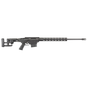 Ruger 18029 Precision 6.5 Creedmoor 10+1 24 in Black Chromoly Steel Barrel, Black Hard Coat Anodized Aluminum Receiver w/Picatinny Rail, 15 in M-LOK Handguard, Ruger Precision MSR Adjustable Black Synthetic Stock, Right Hand, Rifle