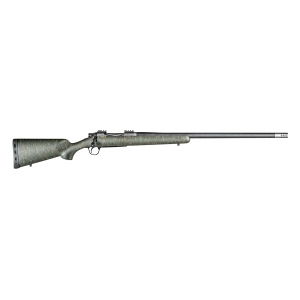 Christensen Arms CA10268315333 Summit TI 7mm Rem Mag 3+1, 26 in Natural Titanium Steel Threaded Barrel, Natural Titanium Aluminum Receiver, Green w/Black/Tan Accents Fixed Sporter Stock, Rifle
