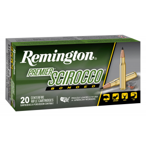 REMINGTON Ammunition 29344 Premier Scirocco Bonded 6.5 Creedmoor 130 Gr Swift Scirocco Bonded 20 Per Box/ 10 Cs