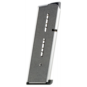 Wilson Combat 47DC 1911 Stainless Detachable with Lo-Profile Steel Floor Plate 8rd for 45 ACP 1911 Government