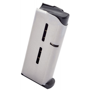 Wilson Combat 47OXC 1911 Stainless Detachable with Standard Floor Plate 7rd for 45 ACP 1911 Officer