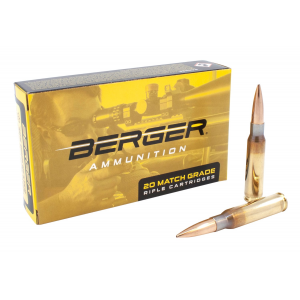 BERGER Bullets 60030 Target Rifle 308 Win 155.5 Gr Fullbore Target 20 Per Box/ 10 Cs 679459600309 208300