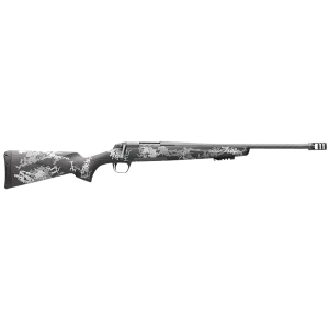 Browning 035585282 X-Bolt Pro SPR 6.5 Creedmoor 4+1 18 Carbon Gray Cerakote Spiral Fluted/Threaded Sporter Barrel, Carbon Gray Cerakote Drilled & Tapped Steel Receiver, Fixed Black & Gray Splatter Carbon Fiber Stock, Rifle