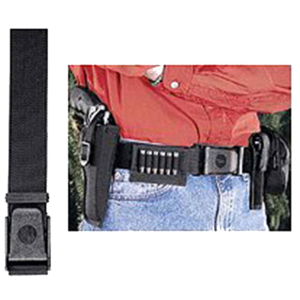 Uncle Mike's 88001 Sidekick Holster Belt made of Nylon with Black Finish & 2 in Width for 50 in Waist