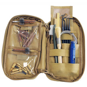 Birchwood Casey 41651 Range Cleaning Kit Handgun/Rifle 29 Pieces Tan