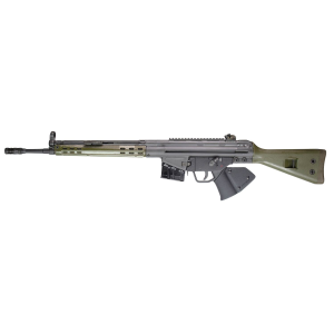 PTR 400 GIR PTR 400 *CA Compliant 308 Win 7.62x51mm NATO 18in 10+1 Black Parkerized Green Stock California Paddle Grip