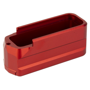 Shield Arms PMAG Gen 3 +5 Mag Extension SA-ME-PMAG5-RED, Aluminum, Anodized Finish, Red SA-ME-PMAG5-RED