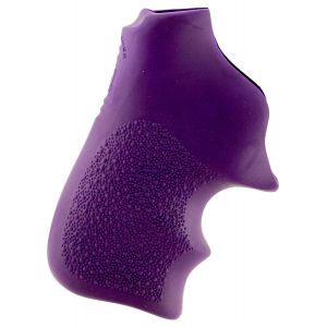 Hogue 78026 Tamer Cushion Purple Rubber Grip with Finger Grooves for Ruger LCR\t LCRx