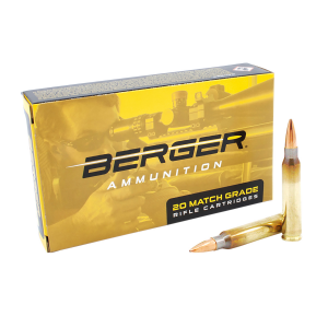 BERGER Bullets 23030 Tactical Rifle 223 Rem 77 Gr Open Tip Match 20 Per Box/ 10 Cs