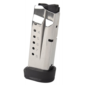 Ed Brown RMPMAG8SHIELD M&P 8rd Extended 9mm Luger Fit S&W M&P Shield Stainless Steel