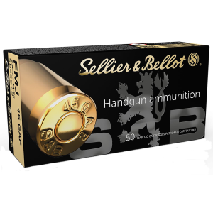 SELLIER & Bellot Sb45gap 45gap 230gr Full Metal Jacket 50 Per Box/20 Case Centerfire, Handgun Ammunition